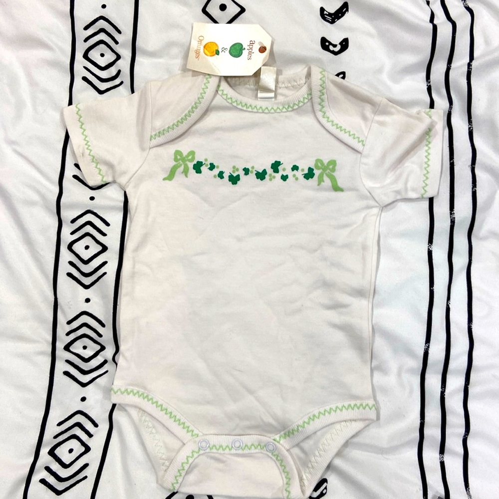 Baby Onesie with Clovers